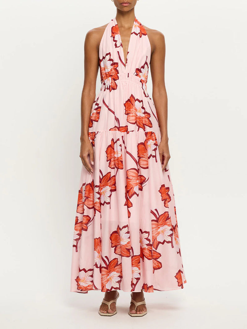 Lani midi halter dress