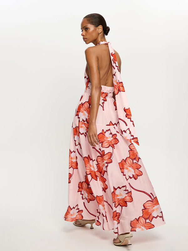 Lani midi halter dress