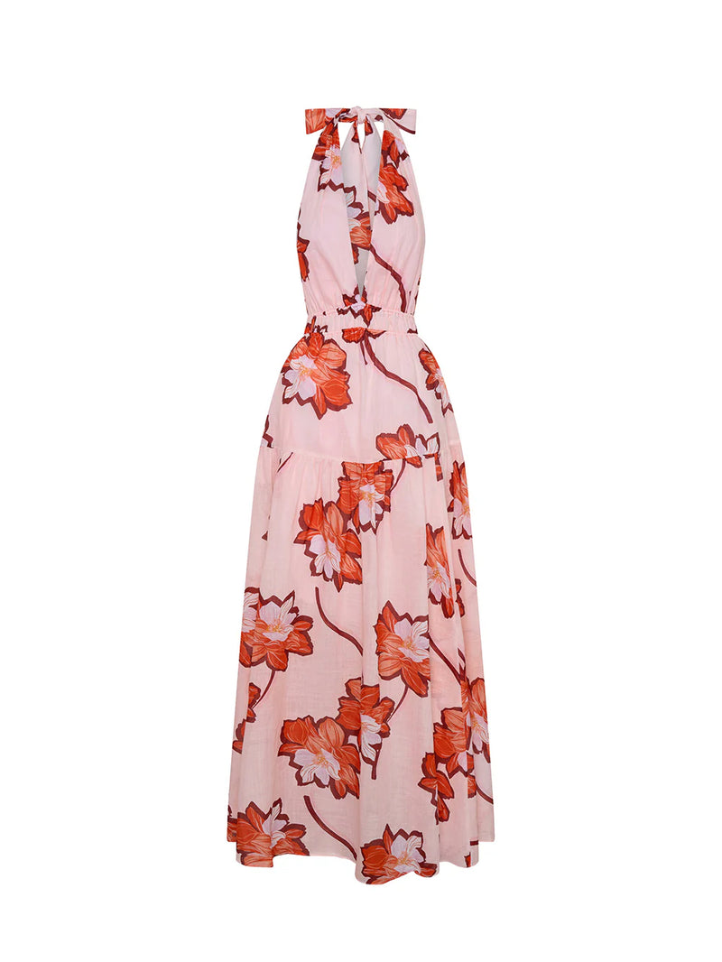 Lani midi halter dress