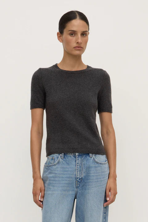 Lilo short sleeve tee- charcoal
