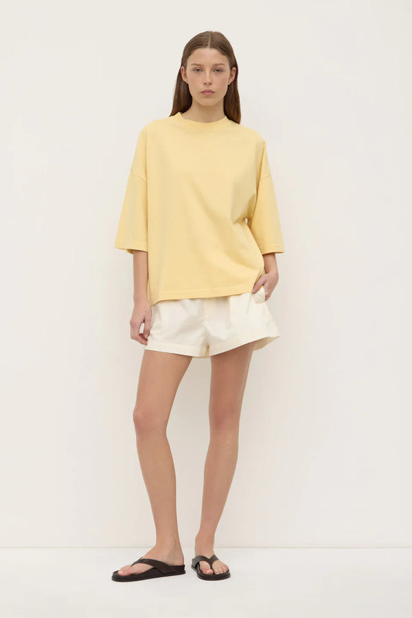 Max cotton oversized tee-sunshine