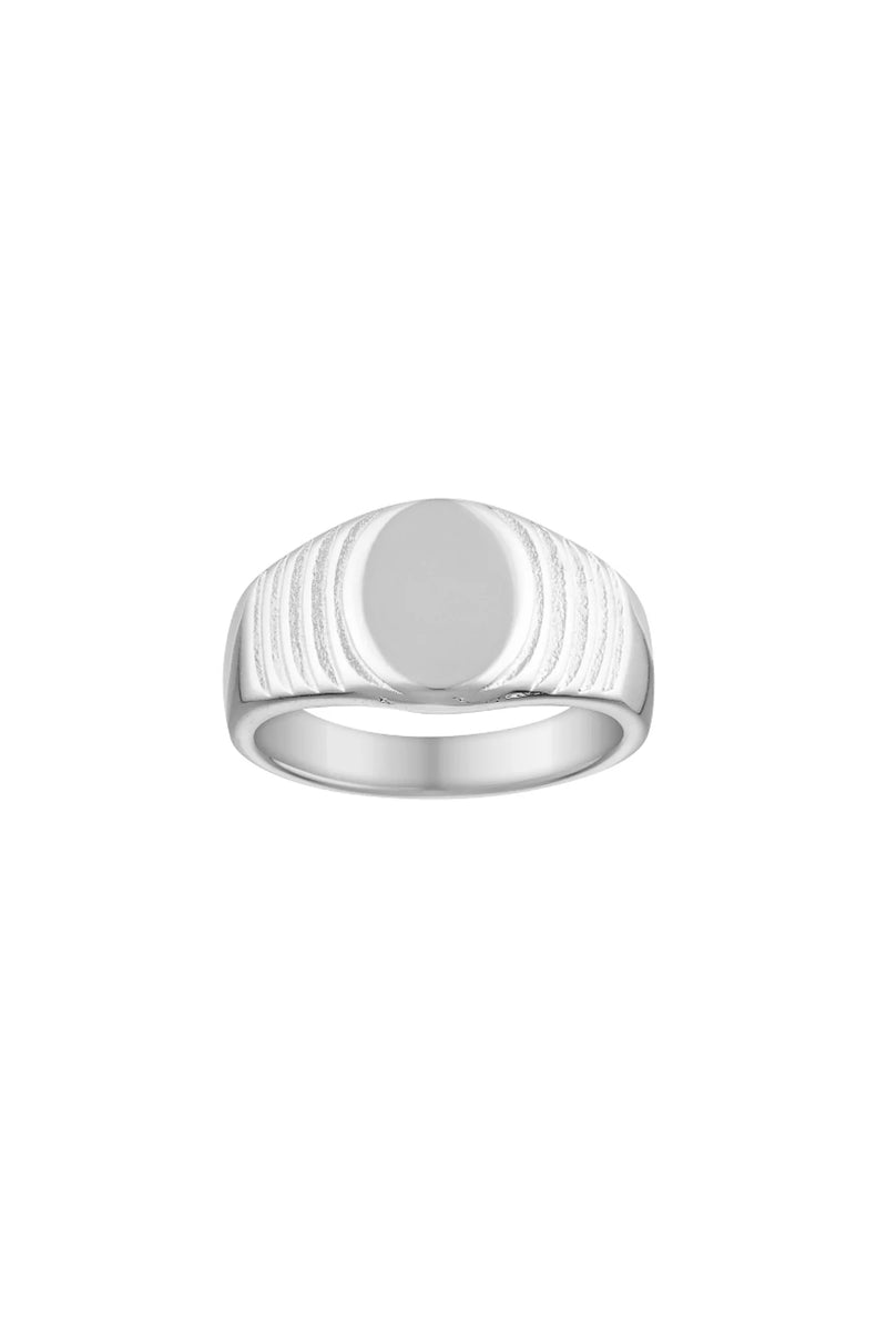 Nonno signet ring- white gold