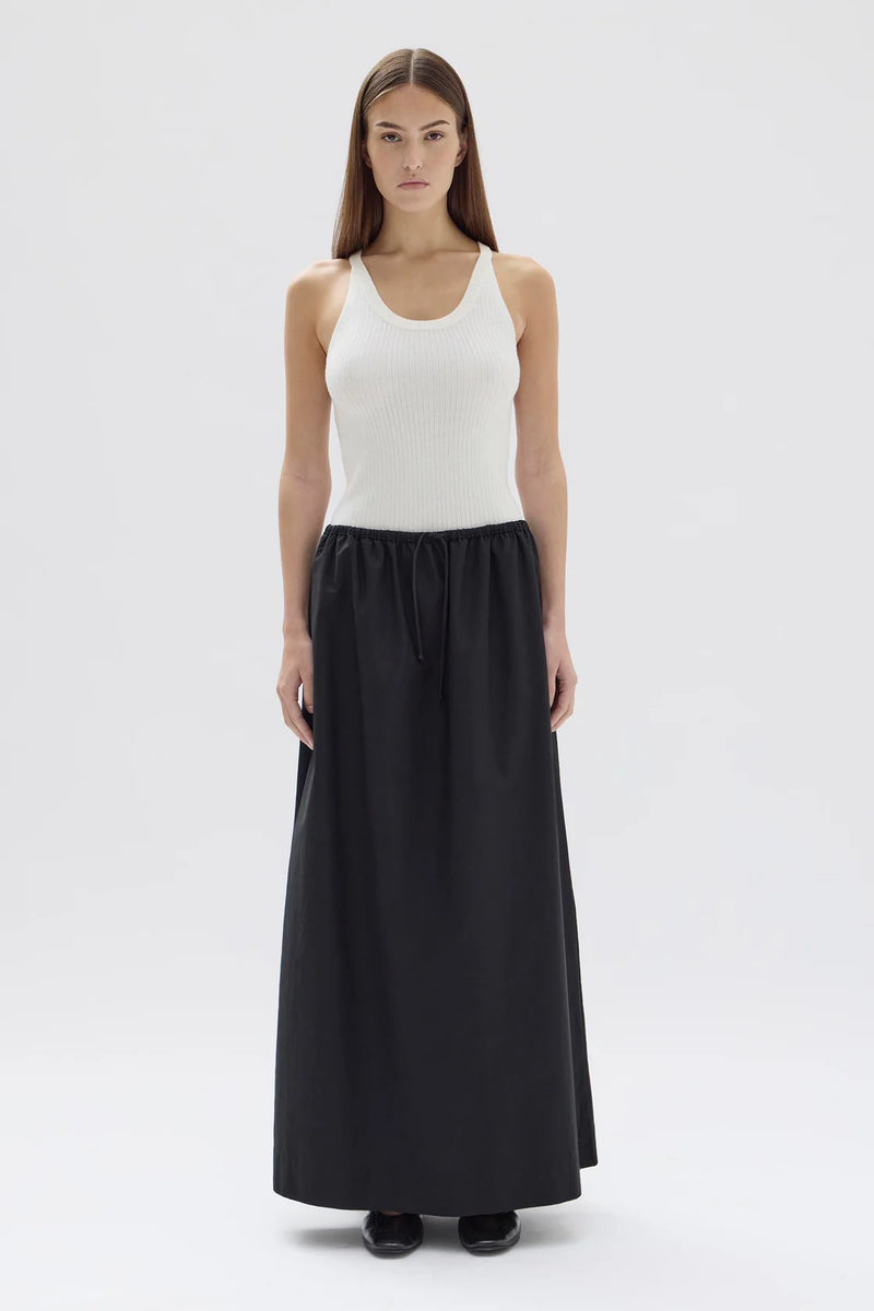 Assembly- Philipa poplin Skirt- BLK