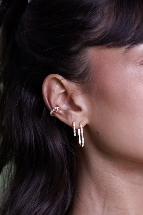 Oval angel hoops 15mm