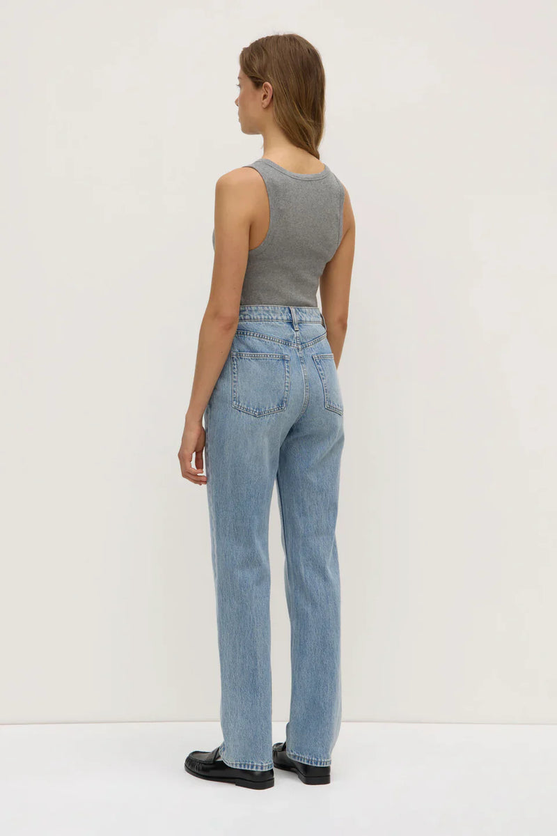 Robyn scoop neck tank-charcoal