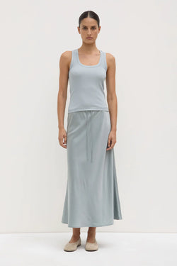Robyn scoop neck rib tank-cloud