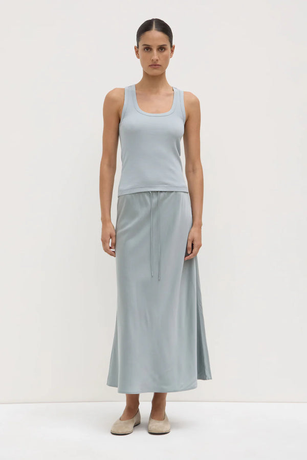 Robyn scoop neck rib tank-cloud