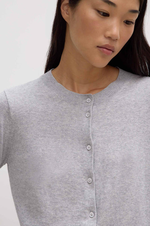 Semra cardigan- grey marle