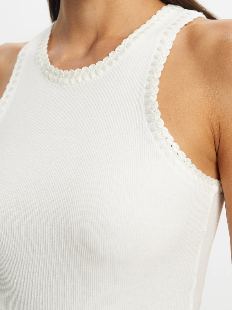 Tallulah Tank- Ivory