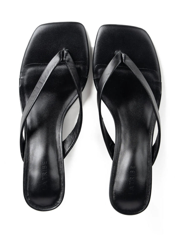 Thong heel- black