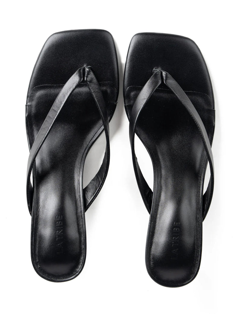 Thong heel- black