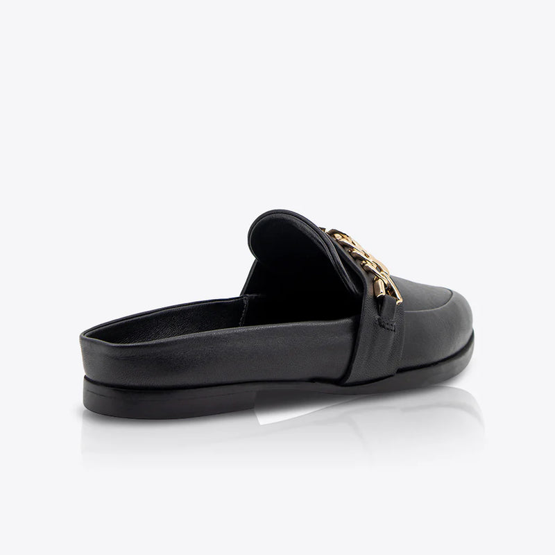 Tuesday chain slide- black/gold
