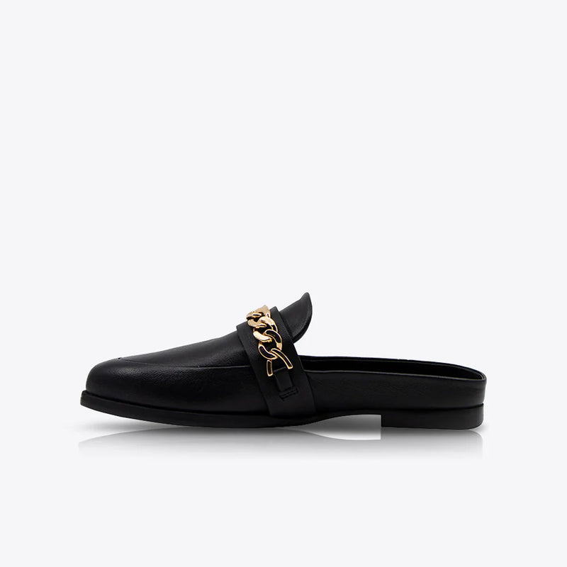 Tuesday chain slide- black/gold