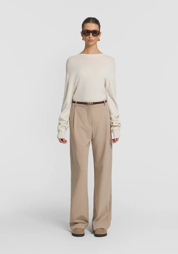 Nantucket knit-Ivory Marle