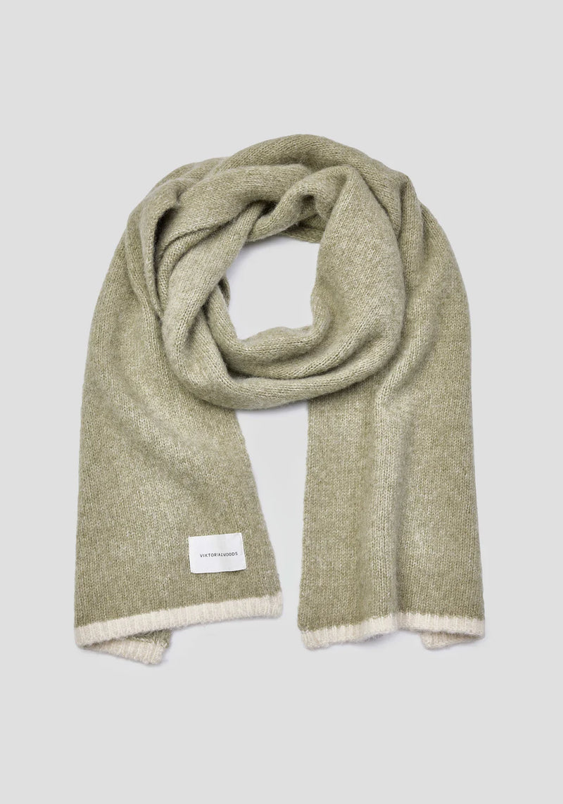 Frost scarf-pistachio