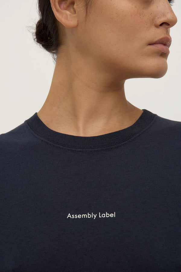 Atelier logo tee- true navy