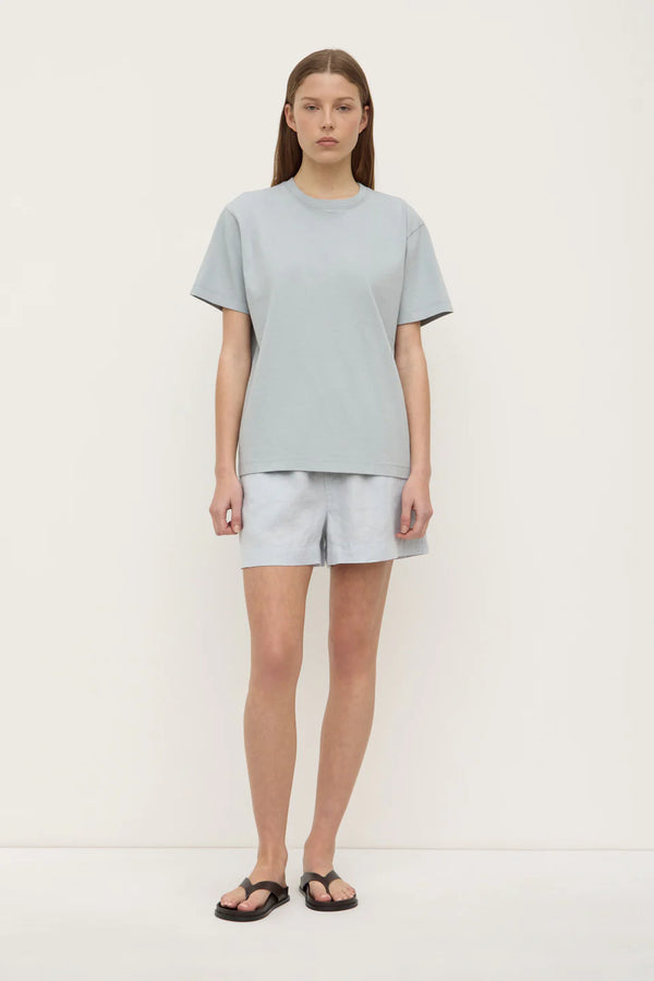 Womens organic base tee-cloud