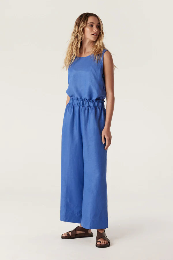 Spring relaxed pant- cornflour blue