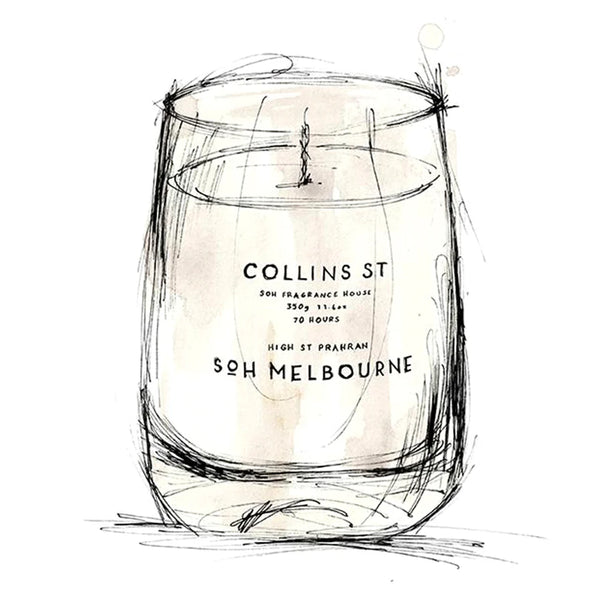 Collins St 400gm candle