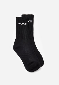 Woods Socks- Black