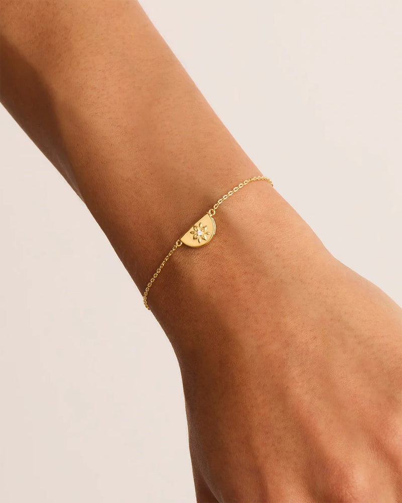 Lotus bracelet- gold vermeil