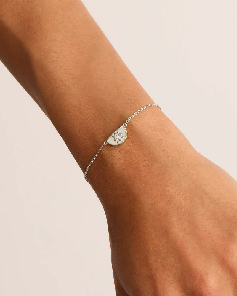 Lotus bracelet- sterling silver