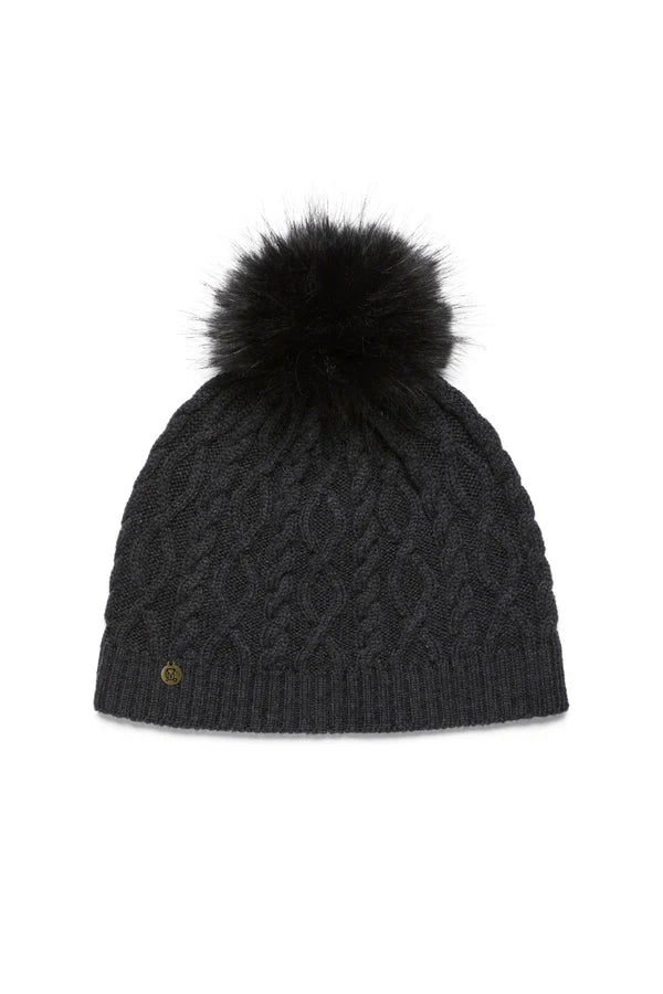 Merino beanie- charcoal