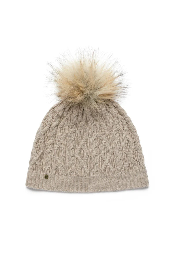 Merino beanie- Pebble