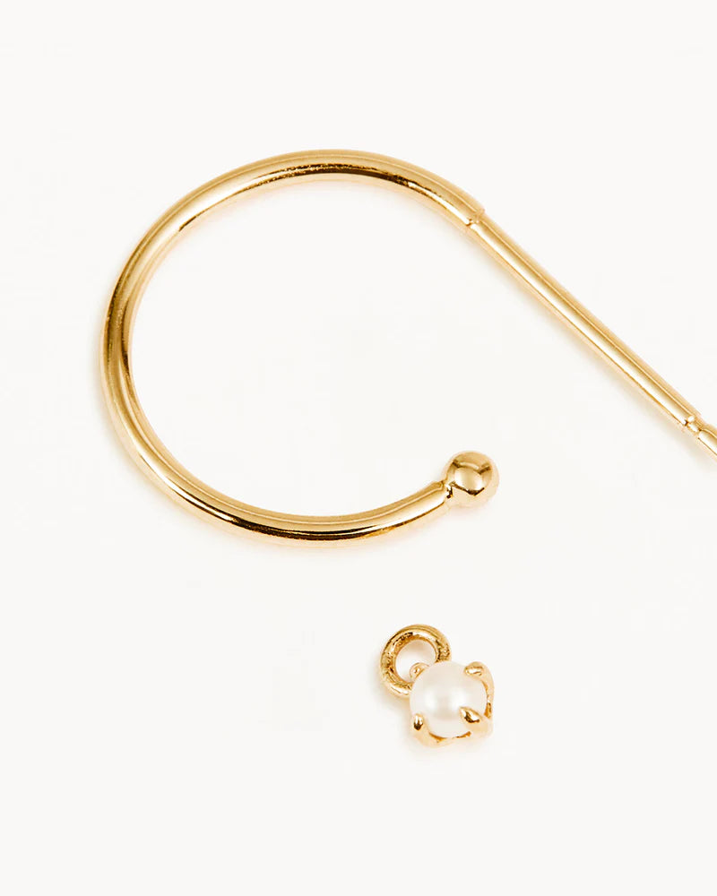 14K GOLD TRANQUILITY HOOPS