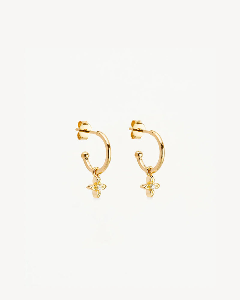 18K Gold vermeil live in light hoop earrings