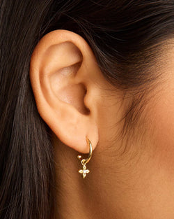 18K Gold vermeil live in light hoop earrings