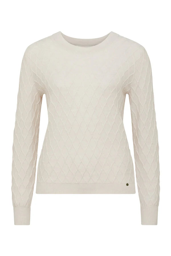 Hampden jumper- antiq wht