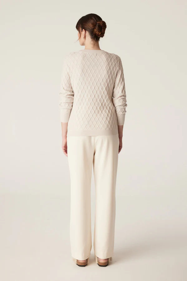 Hampden jumper- antiq wht