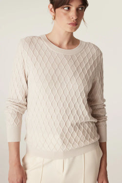 Hampden jumper- antiq wht