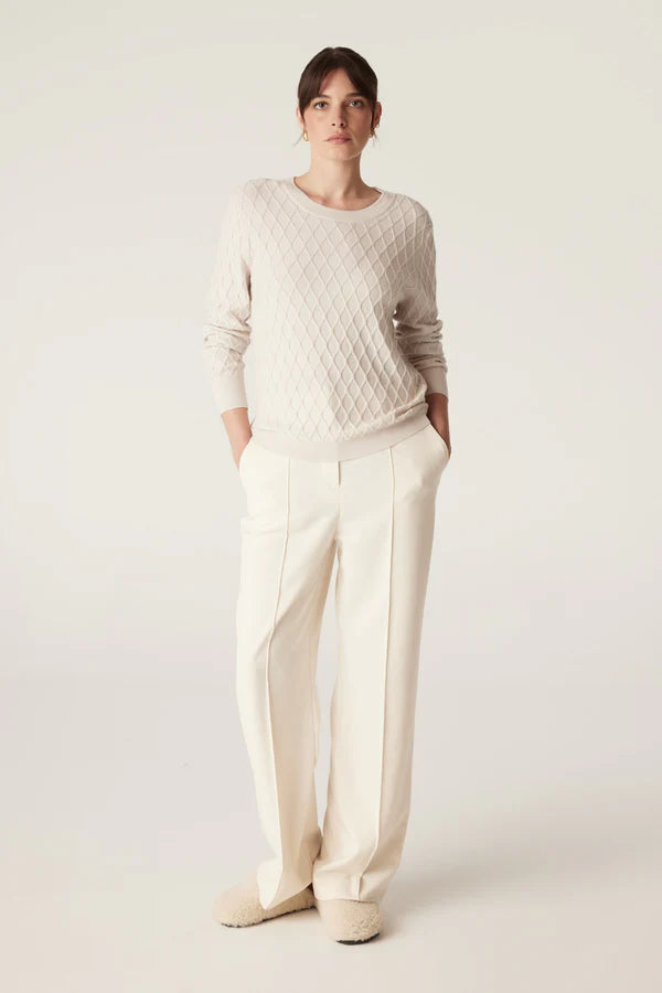 Hampden jumper- antiq wht