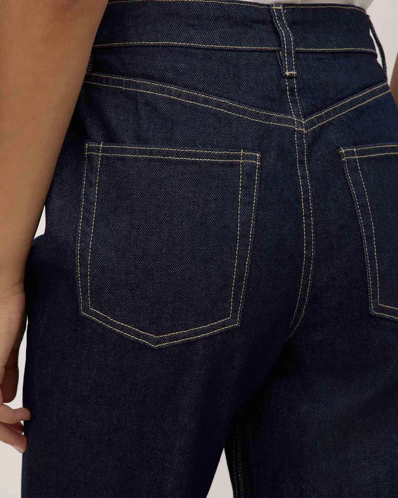 Classic straight leg jean-indigo