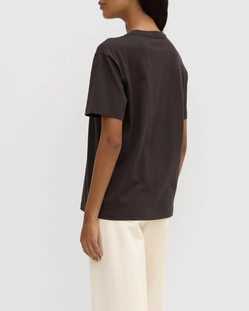 Atelier logo tee- washedblack