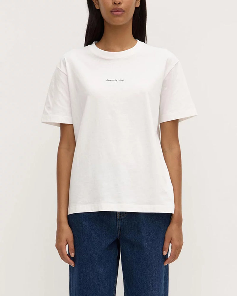 Atelier logo tee- antquwht