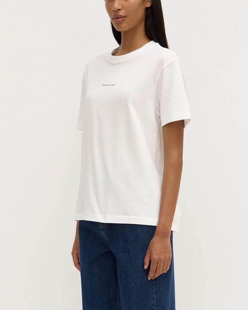 Atelier logo tee- antquwht