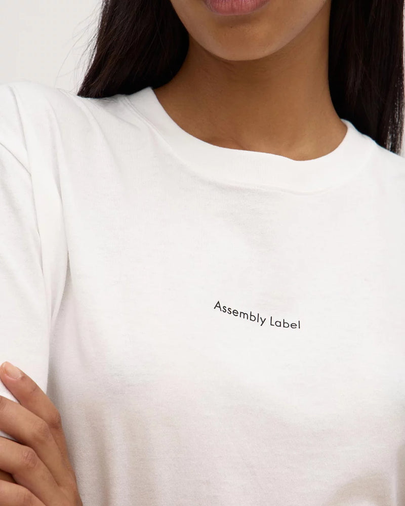 Atelier logo tee- antquwht