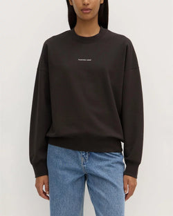 Atlier logo fleece- washed black