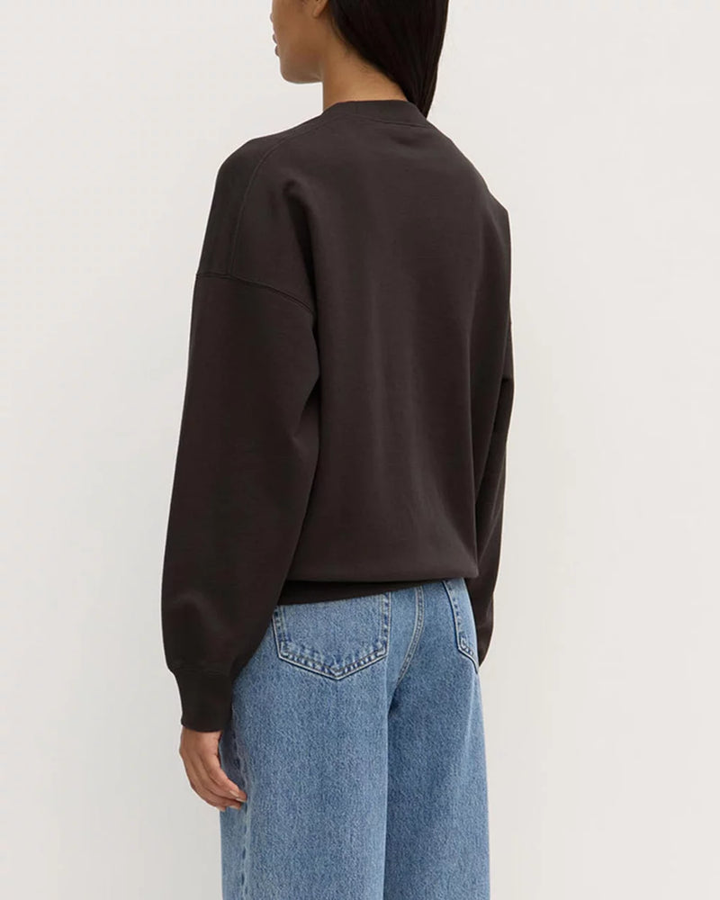 Atlier logo fleece- washed black