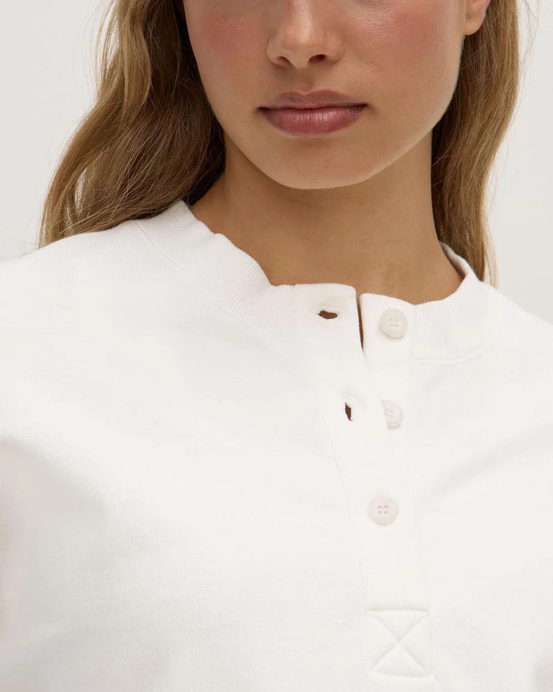 Anya fleece crew- antqwhte