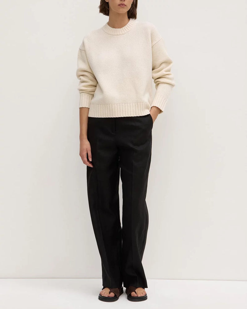 Beau wool merino knit- cream