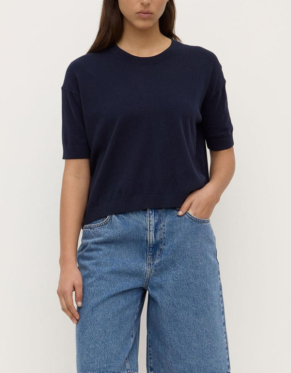 Vanya cotton cashmere boxy knit