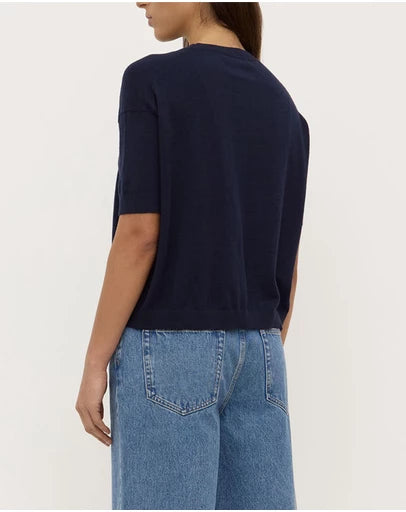 Vanya cotton cashmere boxy knit