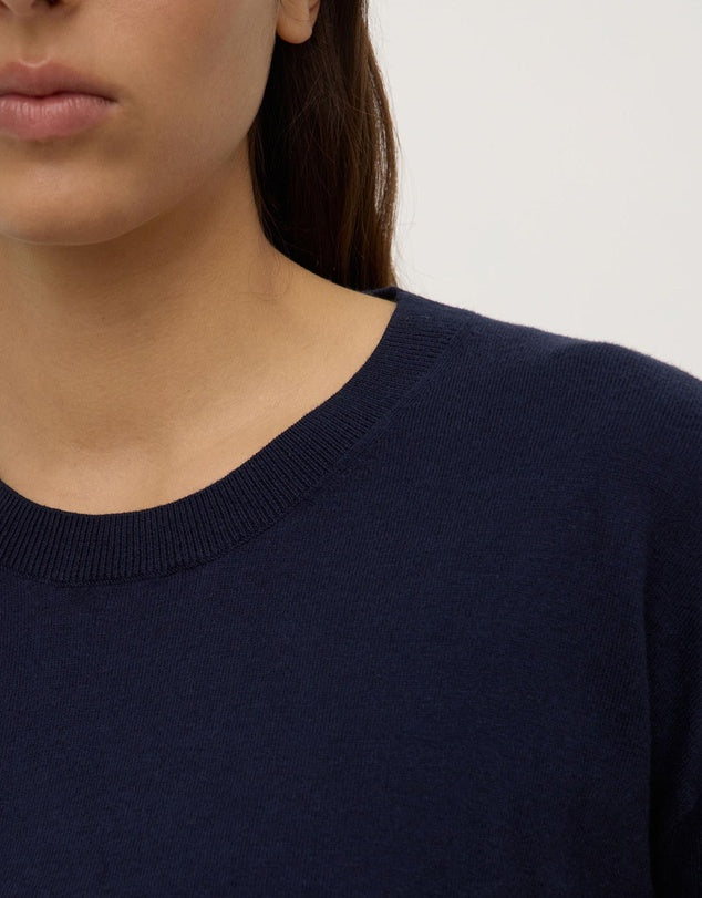 Vanya cotton cashmere boxy knit