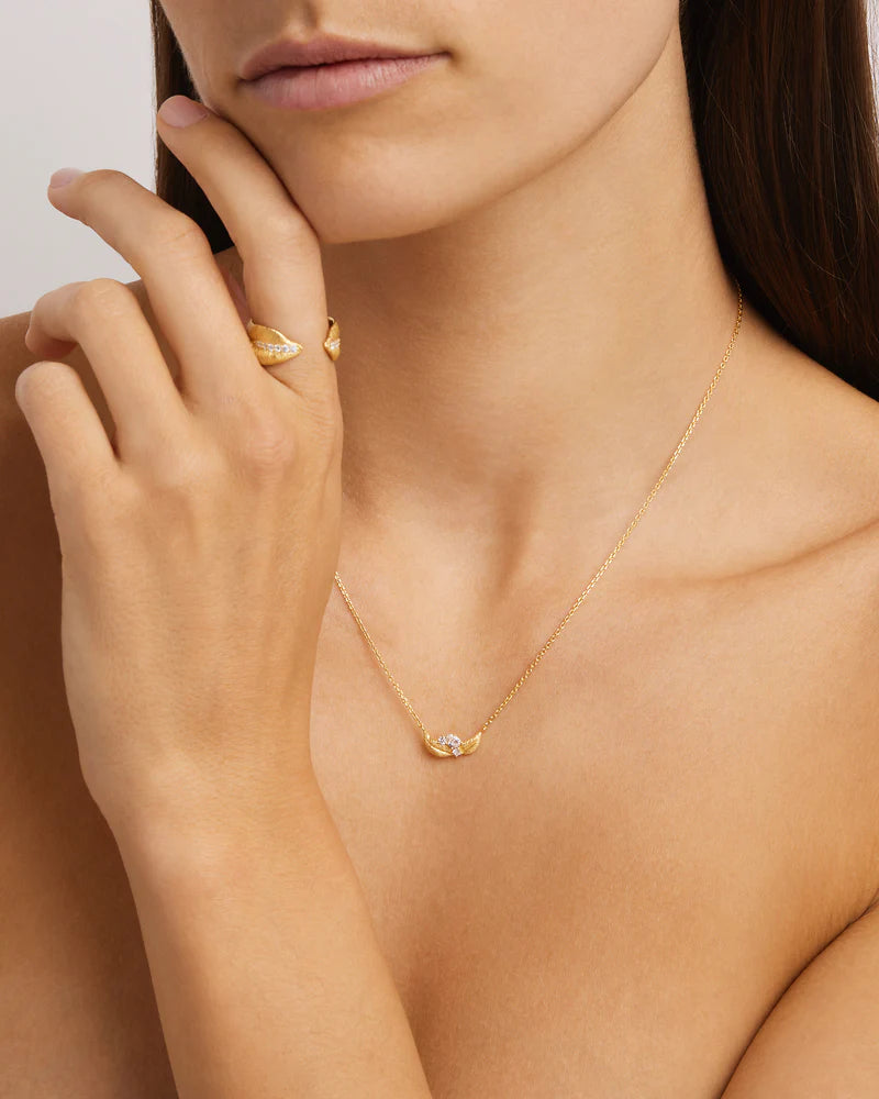 Through the seasons necklace- gold