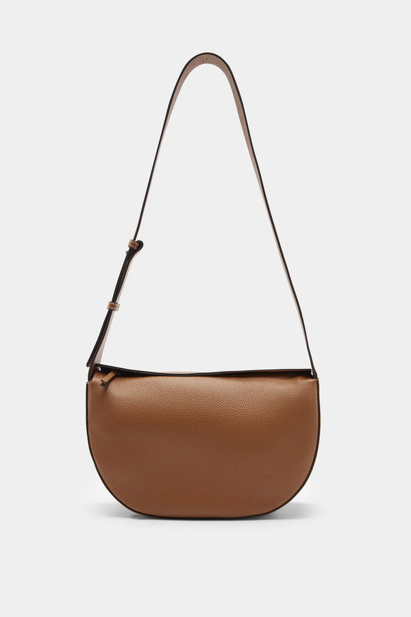 Pia Leather Bag- Tan