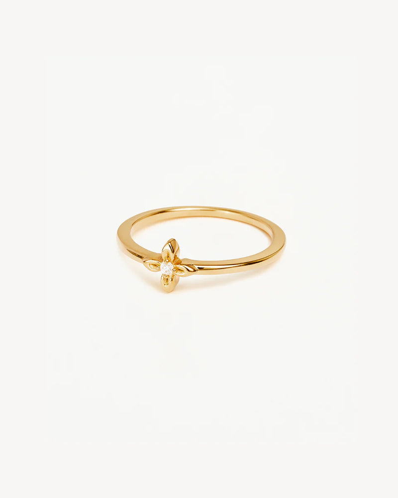 18k Gold Vermeil Live in Light Ring